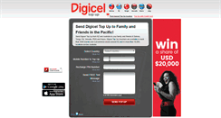 Desktop Screenshot of digicelrecharge.com